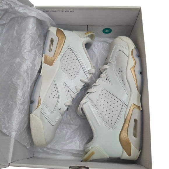 Jordan Other - Jordan Athletic Shoes in White and Gold
